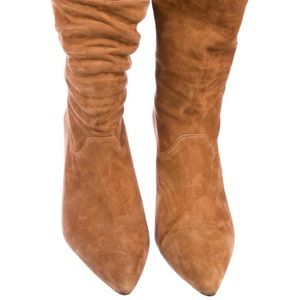 Anine Bing Suede Slouch Boots